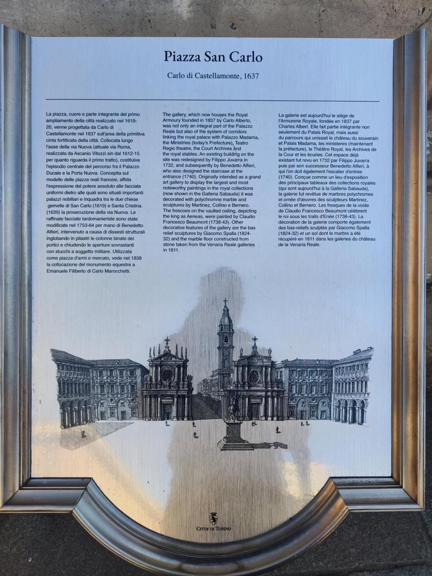 Ferienwohnung Ynh Bilo Sancarlo Museo Egizio Piazza San Carlo Turin Exterior foto